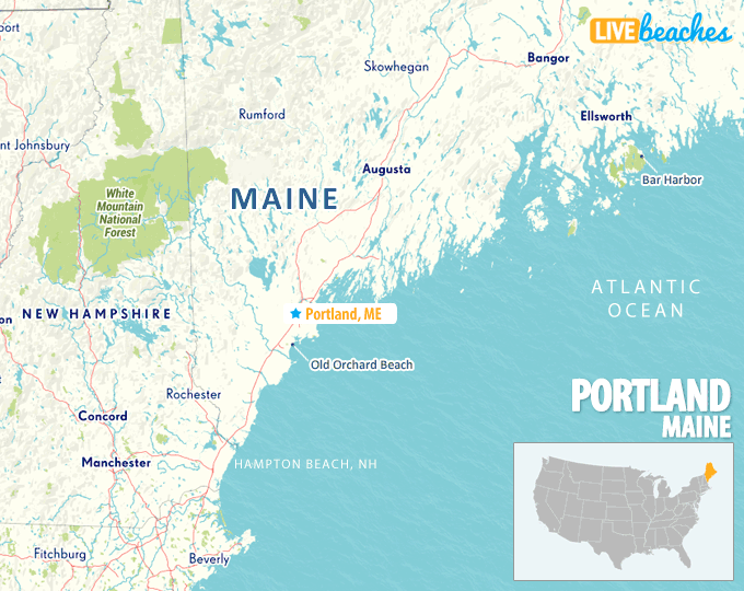 Portland Maine On A Map - Fall Hair Colors 2024