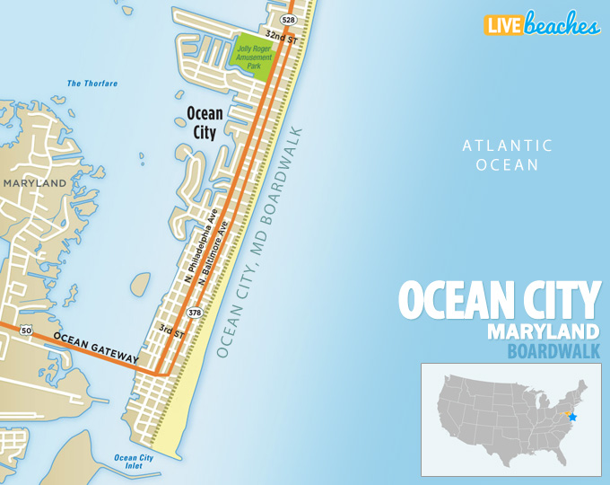 7+ Map of ocean city md image ideas Wallpaper