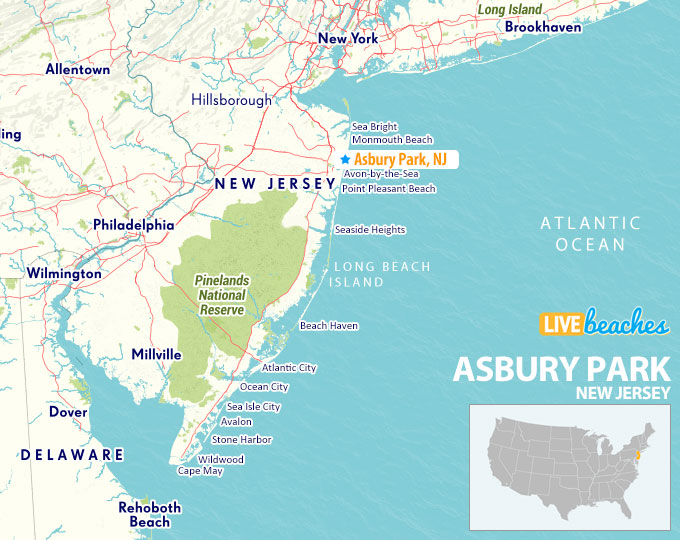 Map Of Asbury Park Nj - Agathe Laetitia