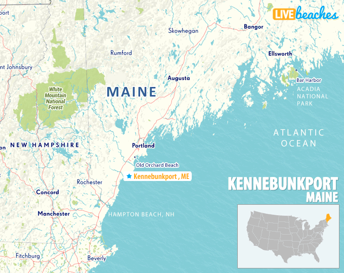 Map Of Kennebunkport Maine - Shane Darlleen