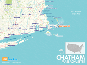 Chatham Massachusetts Map, USA, Nearby Beaches & Coastal Towns | LiveBeaches.com