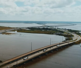 Mobile Bay River Bridge - I-10 Bayway Live Webcam