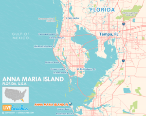 Anna Maria Island FL Map, Nearby Beaches, Visit Florida Gulf Coast