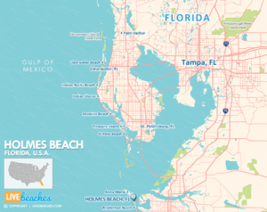 Holmes Beach, FL Map, Nearby Beaches, Visit Florida Gulf Coast