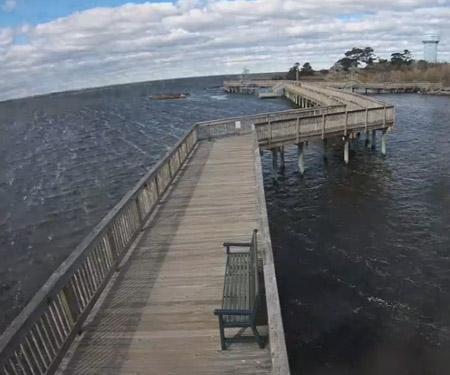 Town of Duck, Boardwalk Webcam, Outer Banks, North Carolina