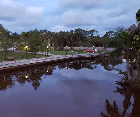 Imperial River webcam in Bonita Springs, FL from Wonder Gardens